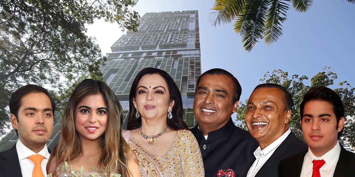 Meet the Ambanis, who live in a $1 billion skyscraper and are hosting another lavish wedding